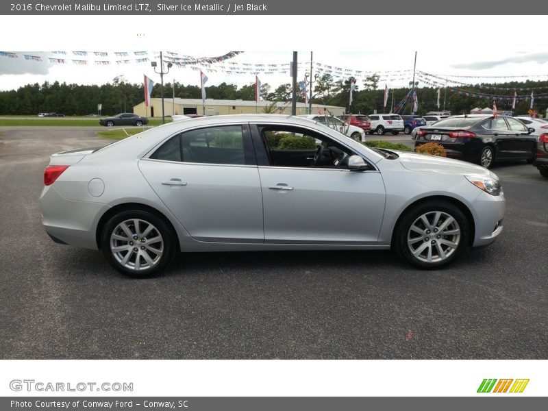 Silver Ice Metallic / Jet Black 2016 Chevrolet Malibu Limited LTZ