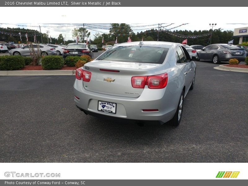Silver Ice Metallic / Jet Black 2016 Chevrolet Malibu Limited LTZ