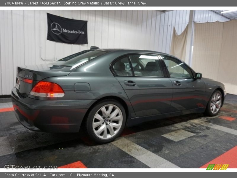 Sterling Grey Metallic / Basalt Grey/Flannel Grey 2004 BMW 7 Series 745Li Sedan