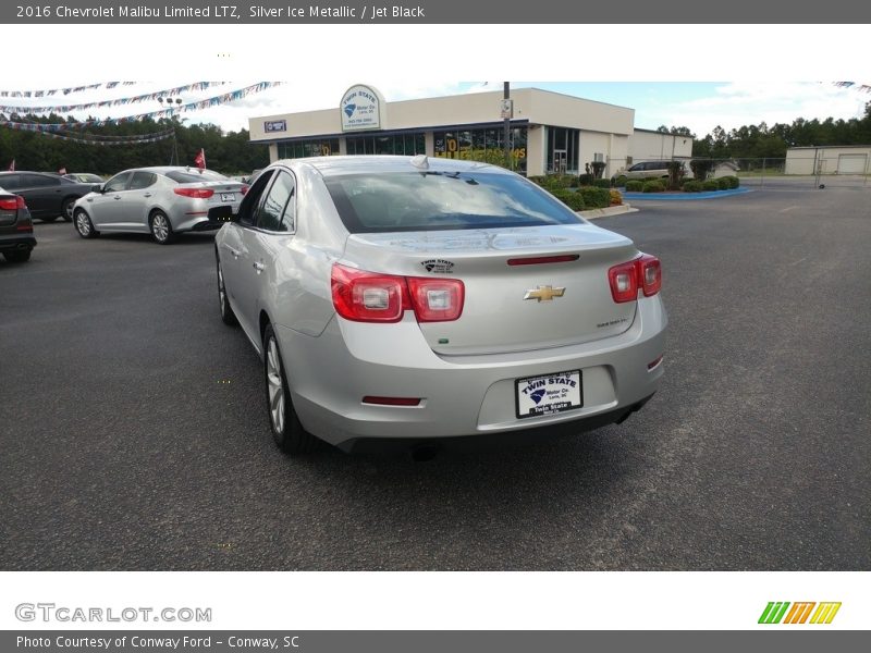 Silver Ice Metallic / Jet Black 2016 Chevrolet Malibu Limited LTZ