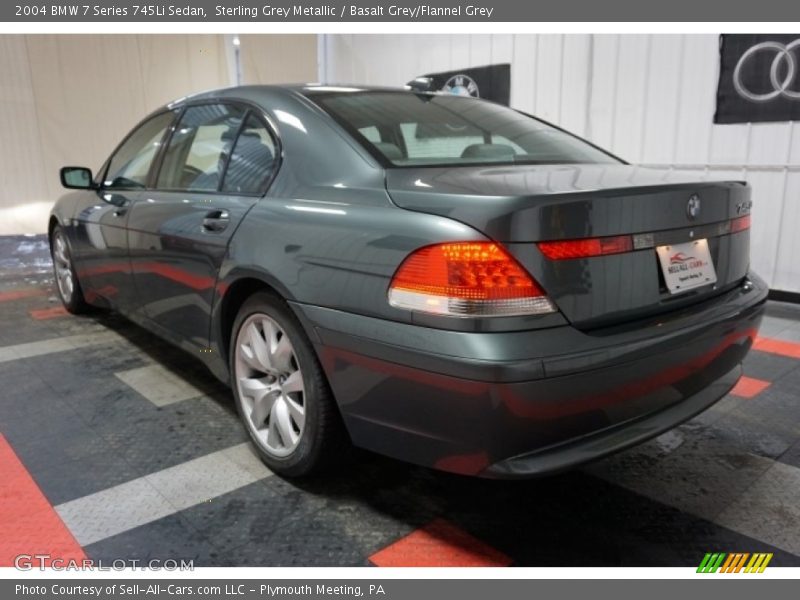 Sterling Grey Metallic / Basalt Grey/Flannel Grey 2004 BMW 7 Series 745Li Sedan