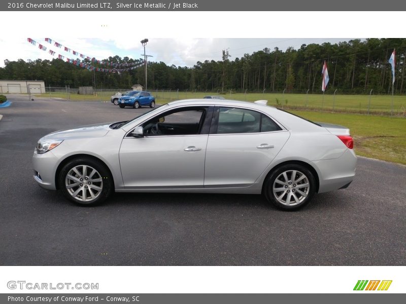 Silver Ice Metallic / Jet Black 2016 Chevrolet Malibu Limited LTZ