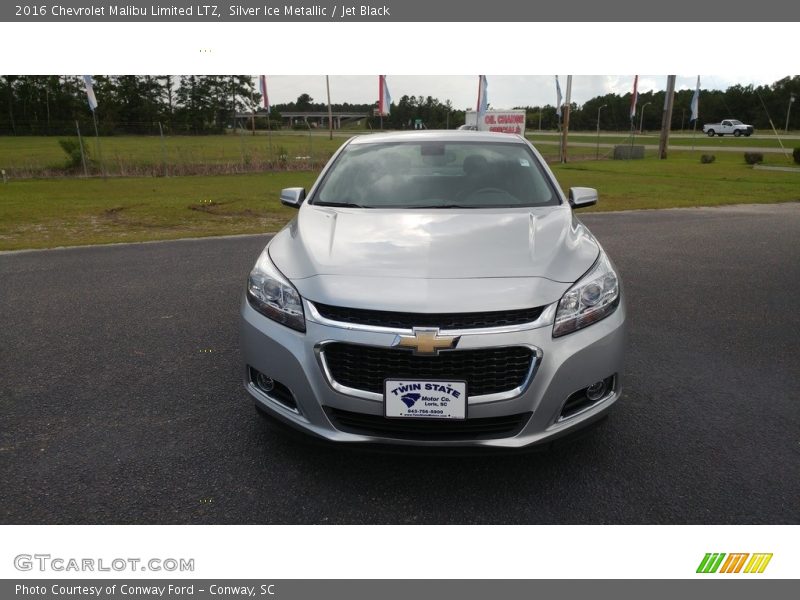 Silver Ice Metallic / Jet Black 2016 Chevrolet Malibu Limited LTZ