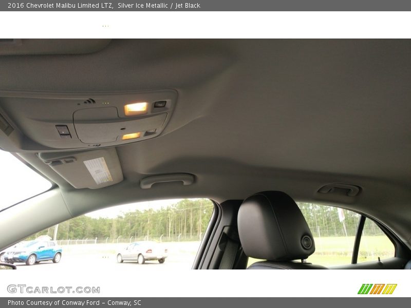 Silver Ice Metallic / Jet Black 2016 Chevrolet Malibu Limited LTZ