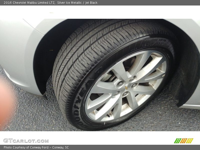 Silver Ice Metallic / Jet Black 2016 Chevrolet Malibu Limited LTZ