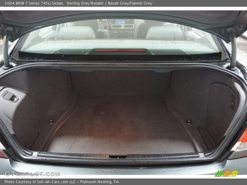 Sterling Grey Metallic / Basalt Grey/Flannel Grey 2004 BMW 7 Series 745Li Sedan