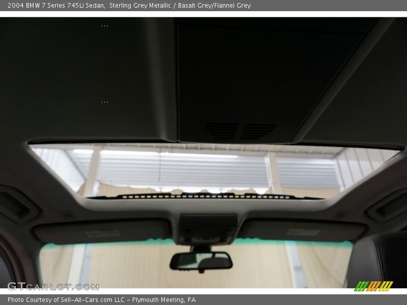 Sterling Grey Metallic / Basalt Grey/Flannel Grey 2004 BMW 7 Series 745Li Sedan