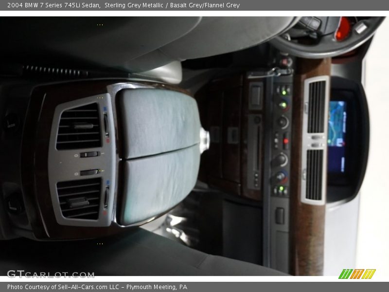 Sterling Grey Metallic / Basalt Grey/Flannel Grey 2004 BMW 7 Series 745Li Sedan
