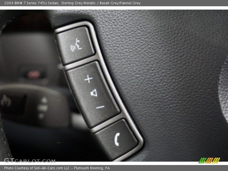 Sterling Grey Metallic / Basalt Grey/Flannel Grey 2004 BMW 7 Series 745Li Sedan