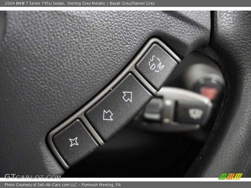 Sterling Grey Metallic / Basalt Grey/Flannel Grey 2004 BMW 7 Series 745Li Sedan