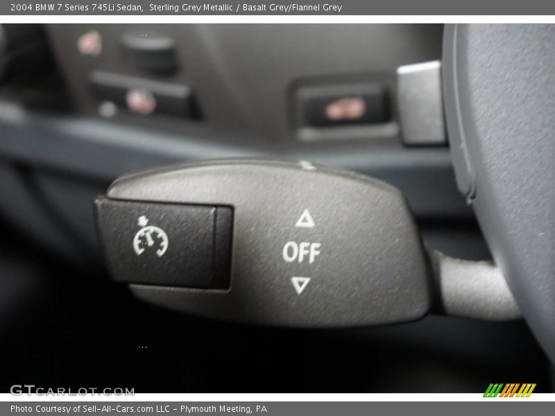 Sterling Grey Metallic / Basalt Grey/Flannel Grey 2004 BMW 7 Series 745Li Sedan