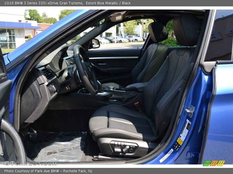 Estoril Blue Metallic / Black 2016 BMW 3 Series 335i xDrive Gran Turismo