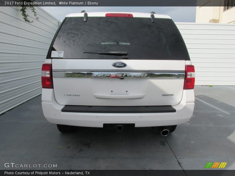 White Platinum / Ebony 2017 Ford Expedition Limited