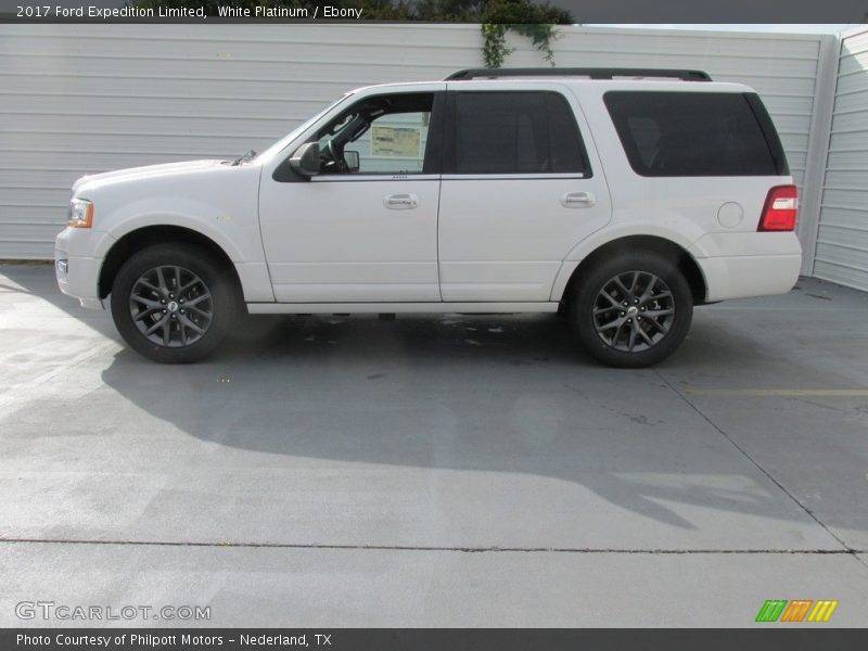 White Platinum / Ebony 2017 Ford Expedition Limited
