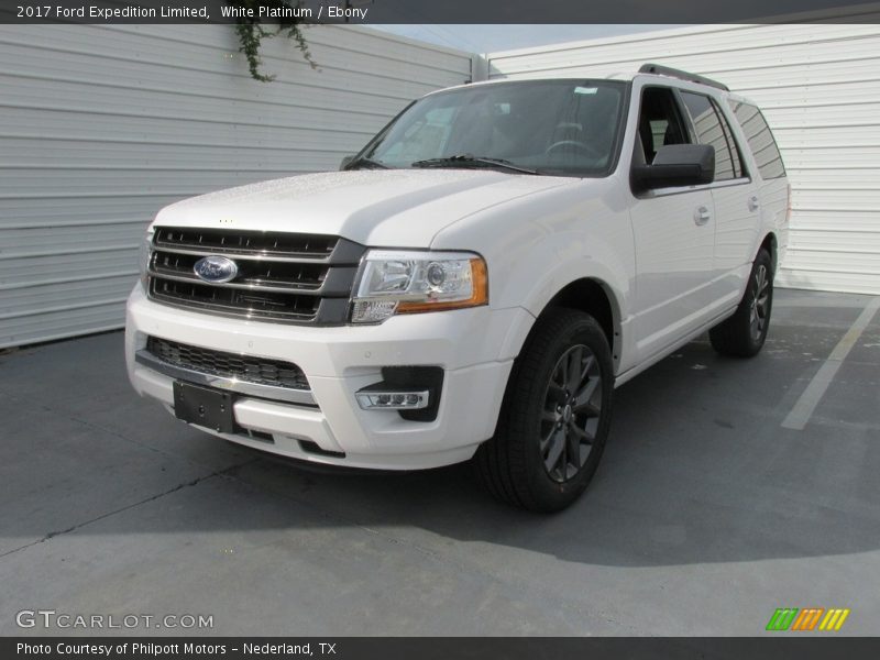 White Platinum / Ebony 2017 Ford Expedition Limited