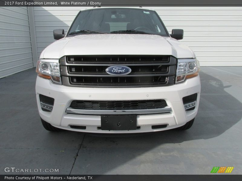 White Platinum / Ebony 2017 Ford Expedition Limited