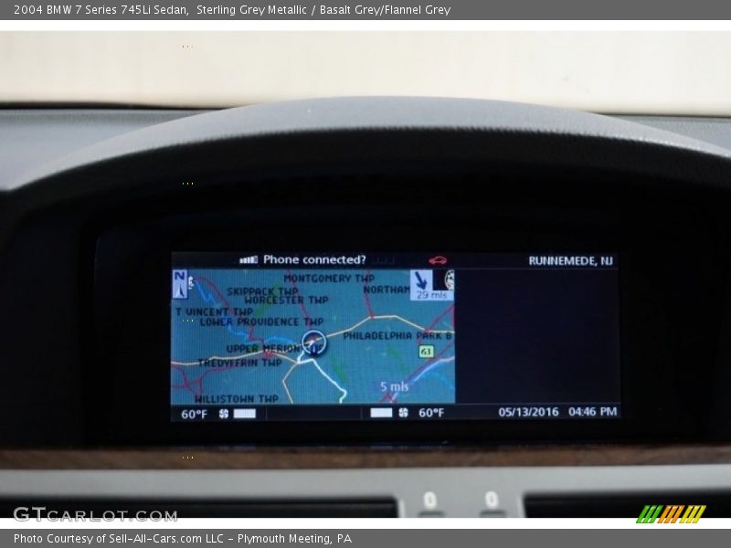 Sterling Grey Metallic / Basalt Grey/Flannel Grey 2004 BMW 7 Series 745Li Sedan