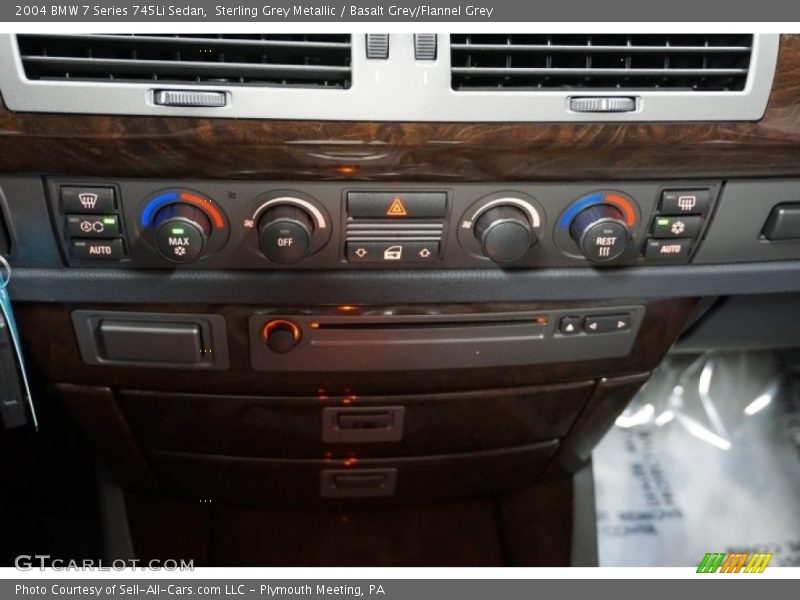 Sterling Grey Metallic / Basalt Grey/Flannel Grey 2004 BMW 7 Series 745Li Sedan