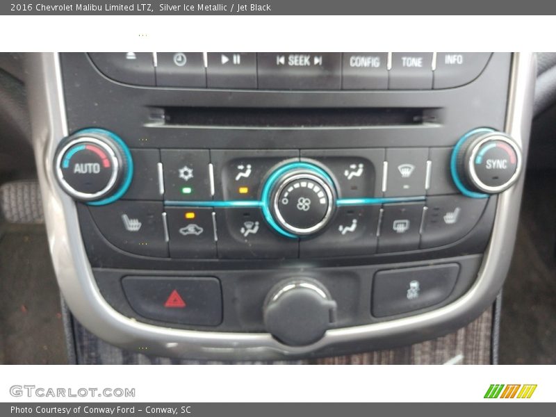 Silver Ice Metallic / Jet Black 2016 Chevrolet Malibu Limited LTZ