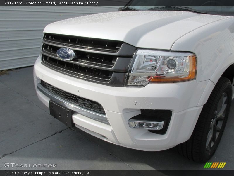 White Platinum / Ebony 2017 Ford Expedition Limited