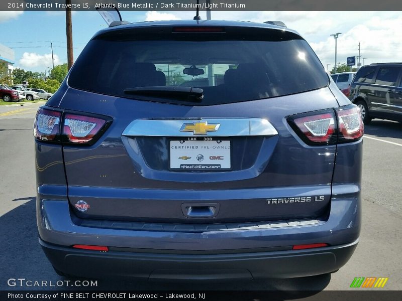 Atlantis Blue Metallic / Dark Titanium/Light Titanium 2014 Chevrolet Traverse LS