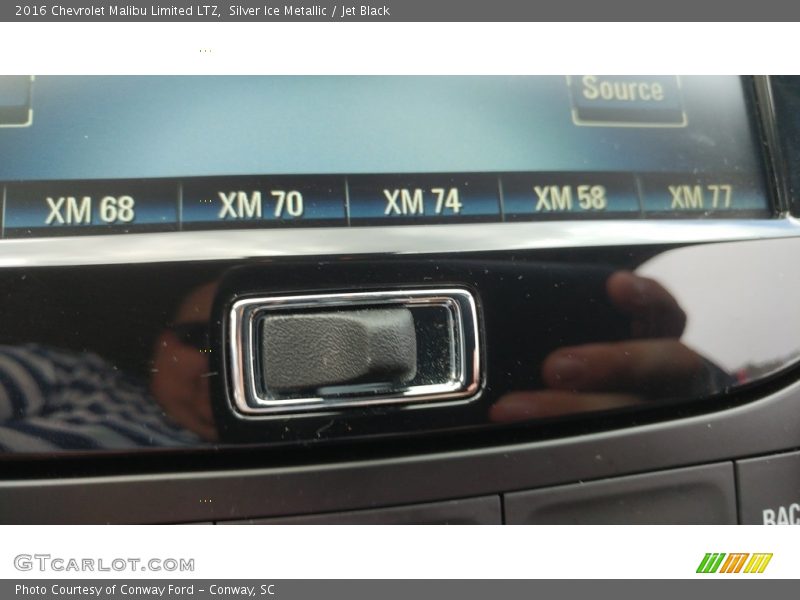 Silver Ice Metallic / Jet Black 2016 Chevrolet Malibu Limited LTZ