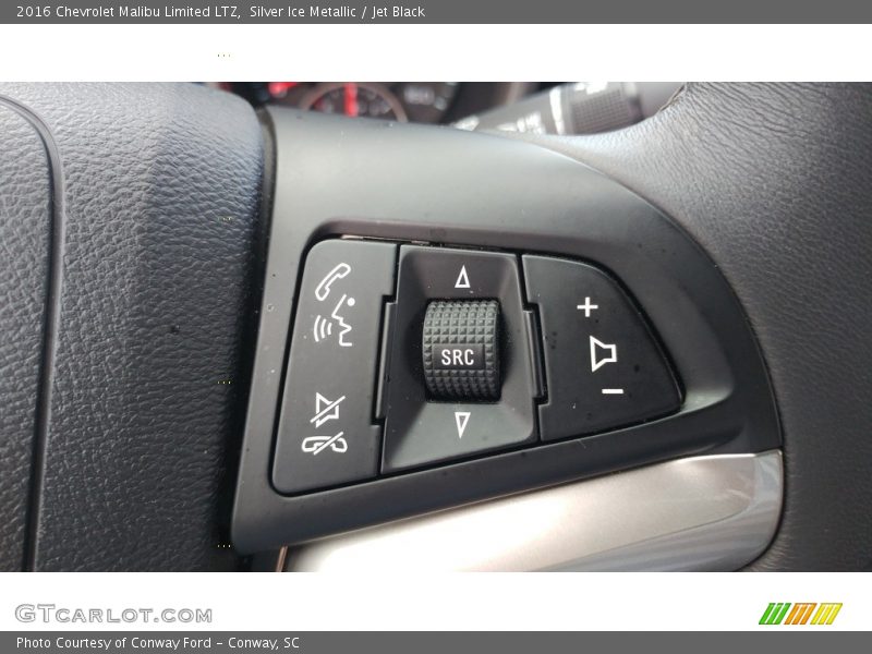 Silver Ice Metallic / Jet Black 2016 Chevrolet Malibu Limited LTZ