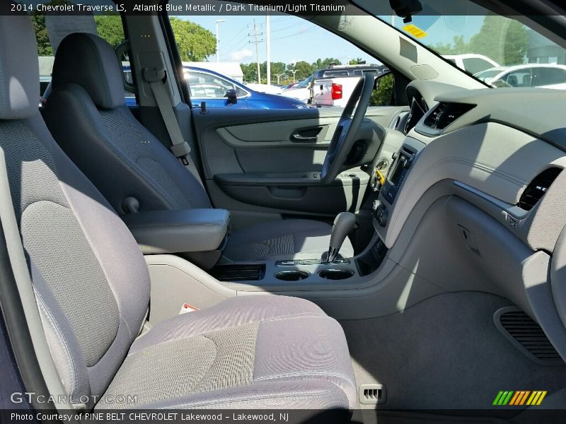 Atlantis Blue Metallic / Dark Titanium/Light Titanium 2014 Chevrolet Traverse LS