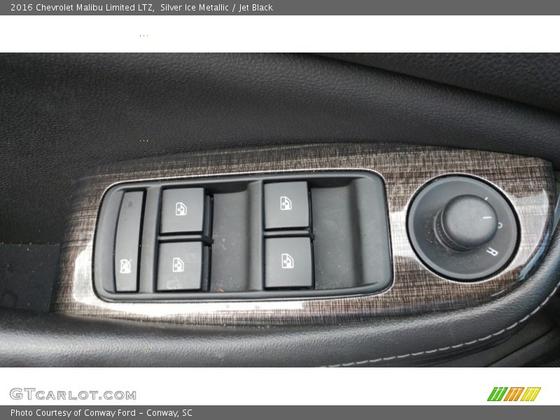 Silver Ice Metallic / Jet Black 2016 Chevrolet Malibu Limited LTZ