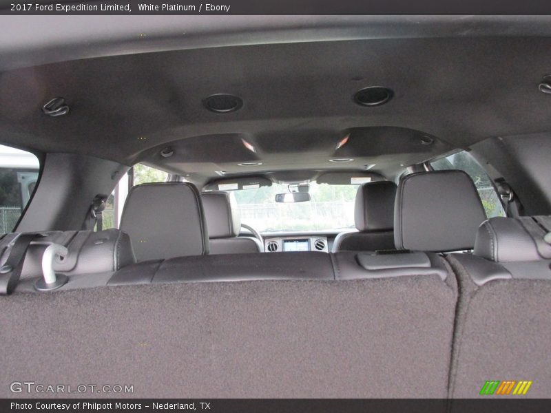 White Platinum / Ebony 2017 Ford Expedition Limited