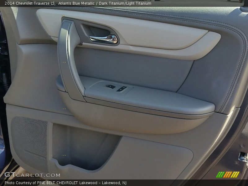Atlantis Blue Metallic / Dark Titanium/Light Titanium 2014 Chevrolet Traverse LS