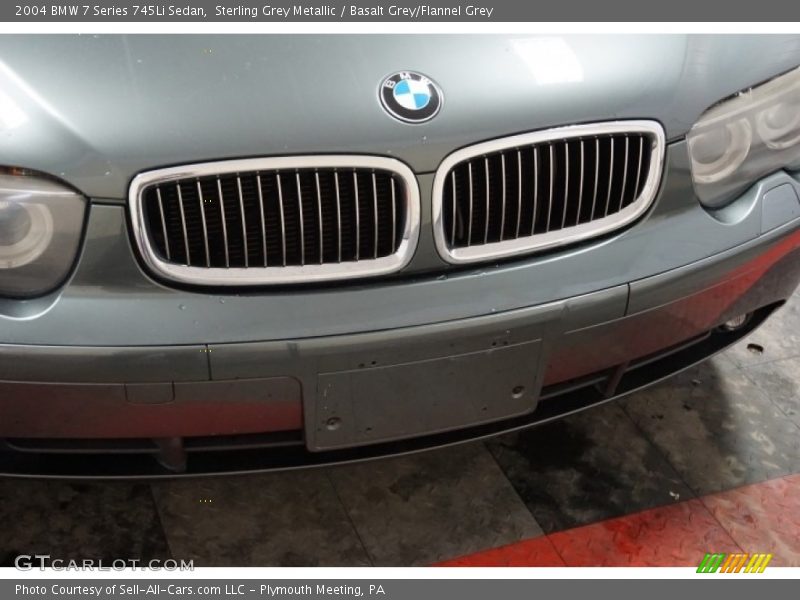 Sterling Grey Metallic / Basalt Grey/Flannel Grey 2004 BMW 7 Series 745Li Sedan