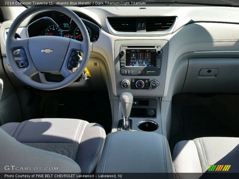 Atlantis Blue Metallic / Dark Titanium/Light Titanium 2014 Chevrolet Traverse LS