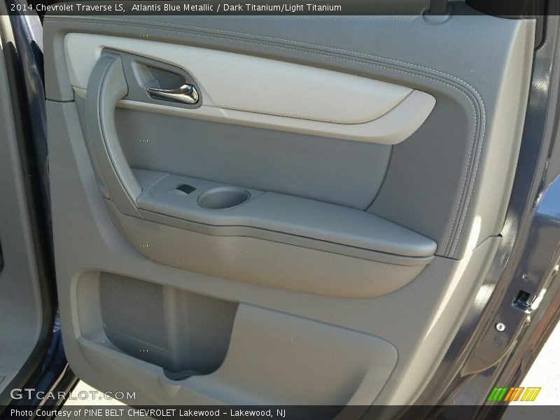 Atlantis Blue Metallic / Dark Titanium/Light Titanium 2014 Chevrolet Traverse LS