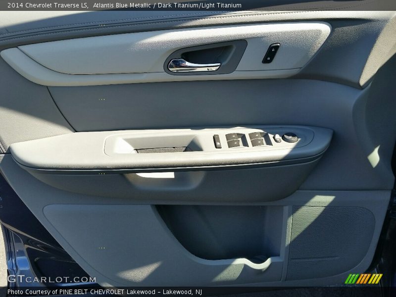 Atlantis Blue Metallic / Dark Titanium/Light Titanium 2014 Chevrolet Traverse LS