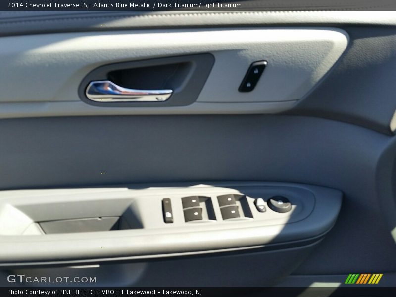 Atlantis Blue Metallic / Dark Titanium/Light Titanium 2014 Chevrolet Traverse LS