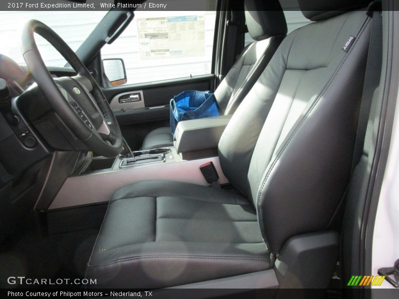 White Platinum / Ebony 2017 Ford Expedition Limited