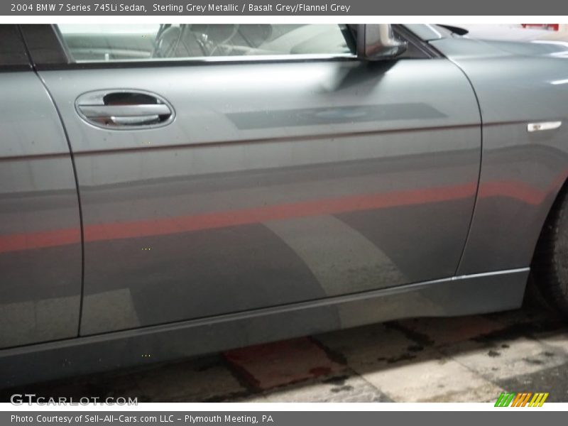 Sterling Grey Metallic / Basalt Grey/Flannel Grey 2004 BMW 7 Series 745Li Sedan