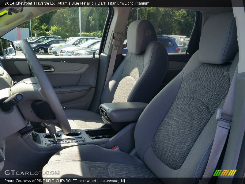 Atlantis Blue Metallic / Dark Titanium/Light Titanium 2014 Chevrolet Traverse LS