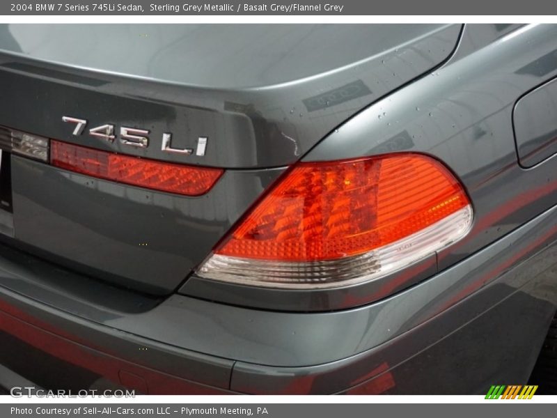 Sterling Grey Metallic / Basalt Grey/Flannel Grey 2004 BMW 7 Series 745Li Sedan
