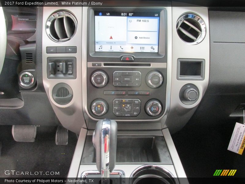 Controls of 2017 Expedition Limited