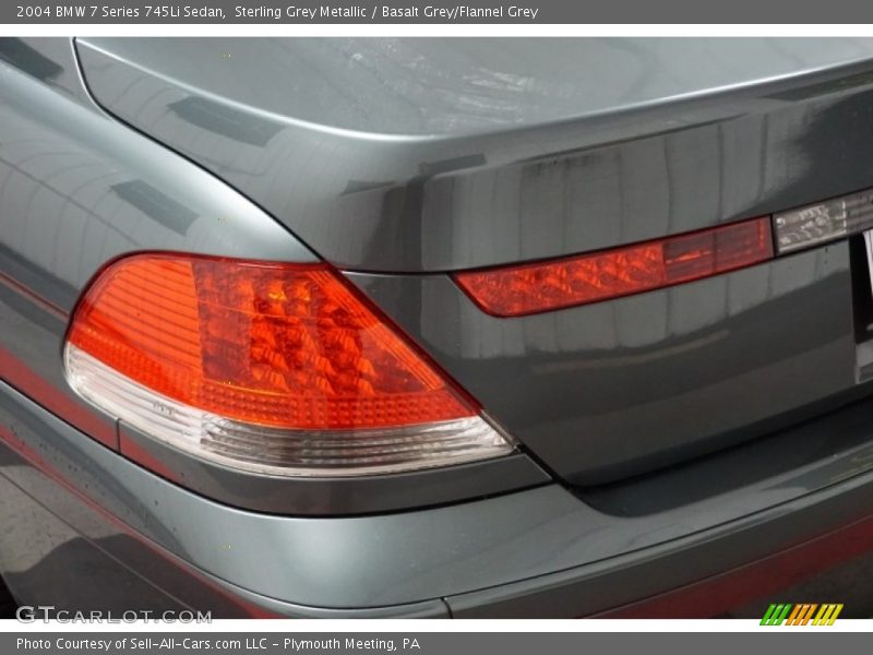 Sterling Grey Metallic / Basalt Grey/Flannel Grey 2004 BMW 7 Series 745Li Sedan