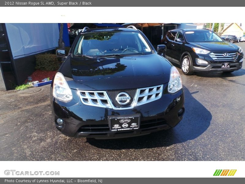 Super Black / Black 2012 Nissan Rogue SL AWD