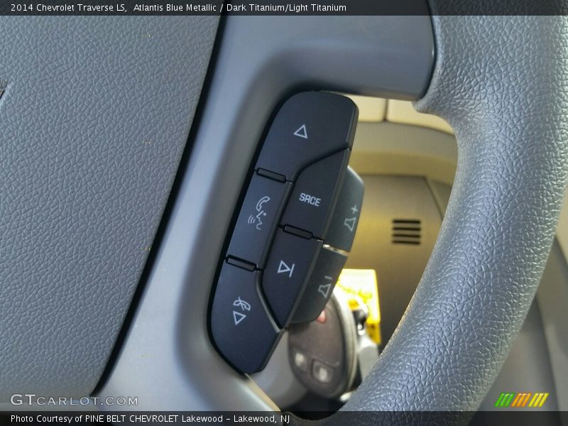 Atlantis Blue Metallic / Dark Titanium/Light Titanium 2014 Chevrolet Traverse LS