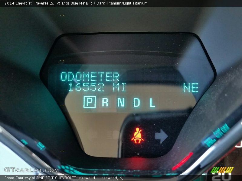 Atlantis Blue Metallic / Dark Titanium/Light Titanium 2014 Chevrolet Traverse LS