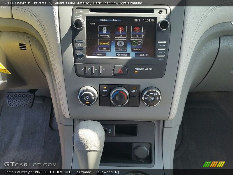 Atlantis Blue Metallic / Dark Titanium/Light Titanium 2014 Chevrolet Traverse LS