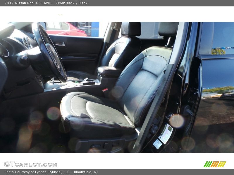 Super Black / Black 2012 Nissan Rogue SL AWD