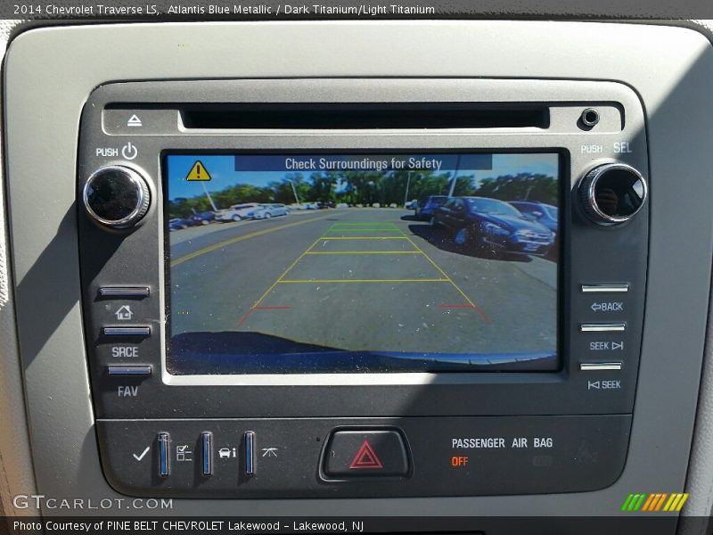 Atlantis Blue Metallic / Dark Titanium/Light Titanium 2014 Chevrolet Traverse LS