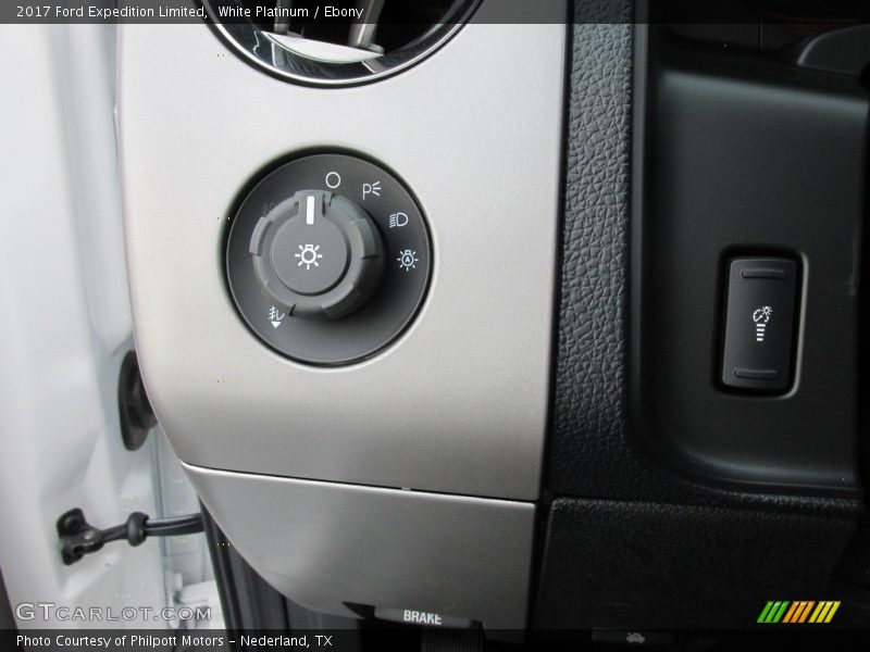 Controls of 2017 Expedition Limited