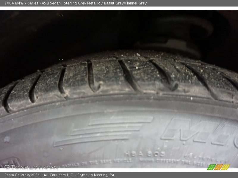 Sterling Grey Metallic / Basalt Grey/Flannel Grey 2004 BMW 7 Series 745Li Sedan